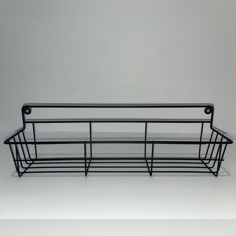 Black Wire Basket Spice Rack (Set of 2)